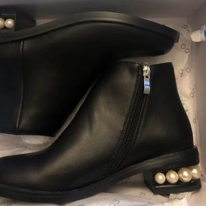 EGO Black and Pearl Booties